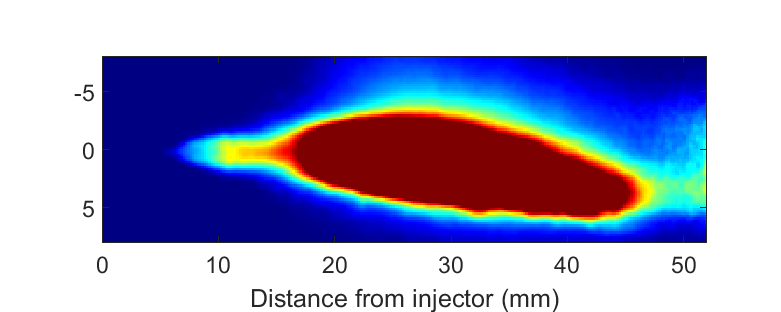 Ensemble-averaged Quasi-steady PLIF Image